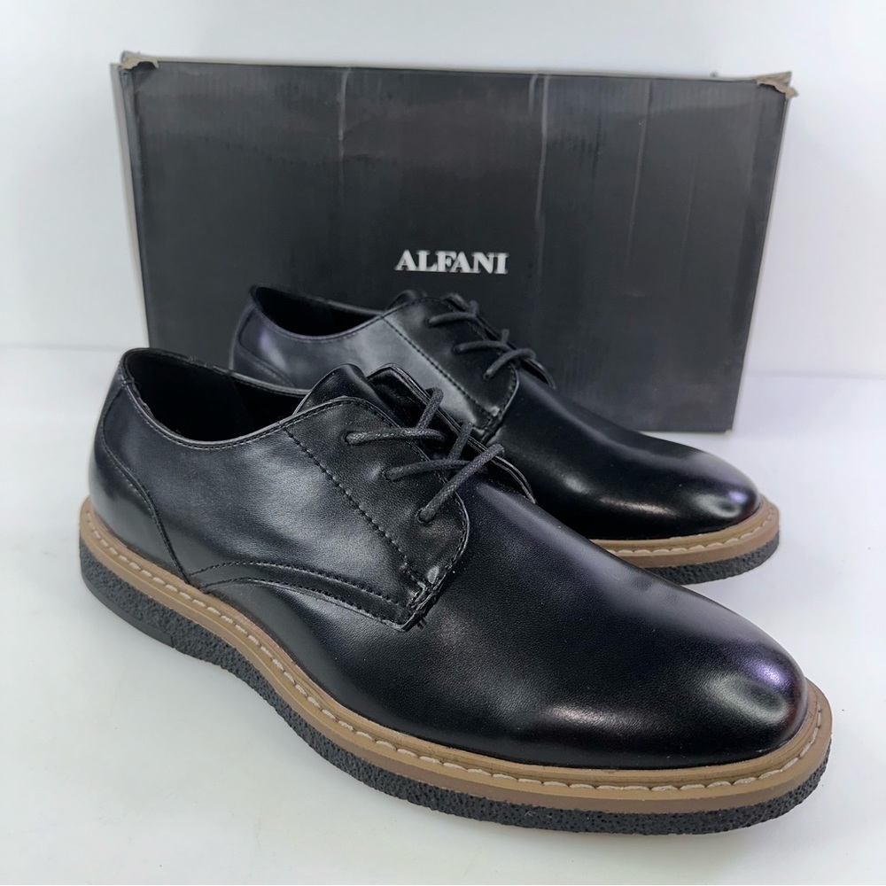 Alfani Lincoln Black Dress Shoes Size 9M